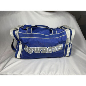 Vintage DALLAS COWBOYS Duffel Bag Carry On Travel Overnight Official License NFL